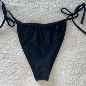 Black bikini bottom